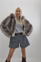 pelliccia con zip siberia